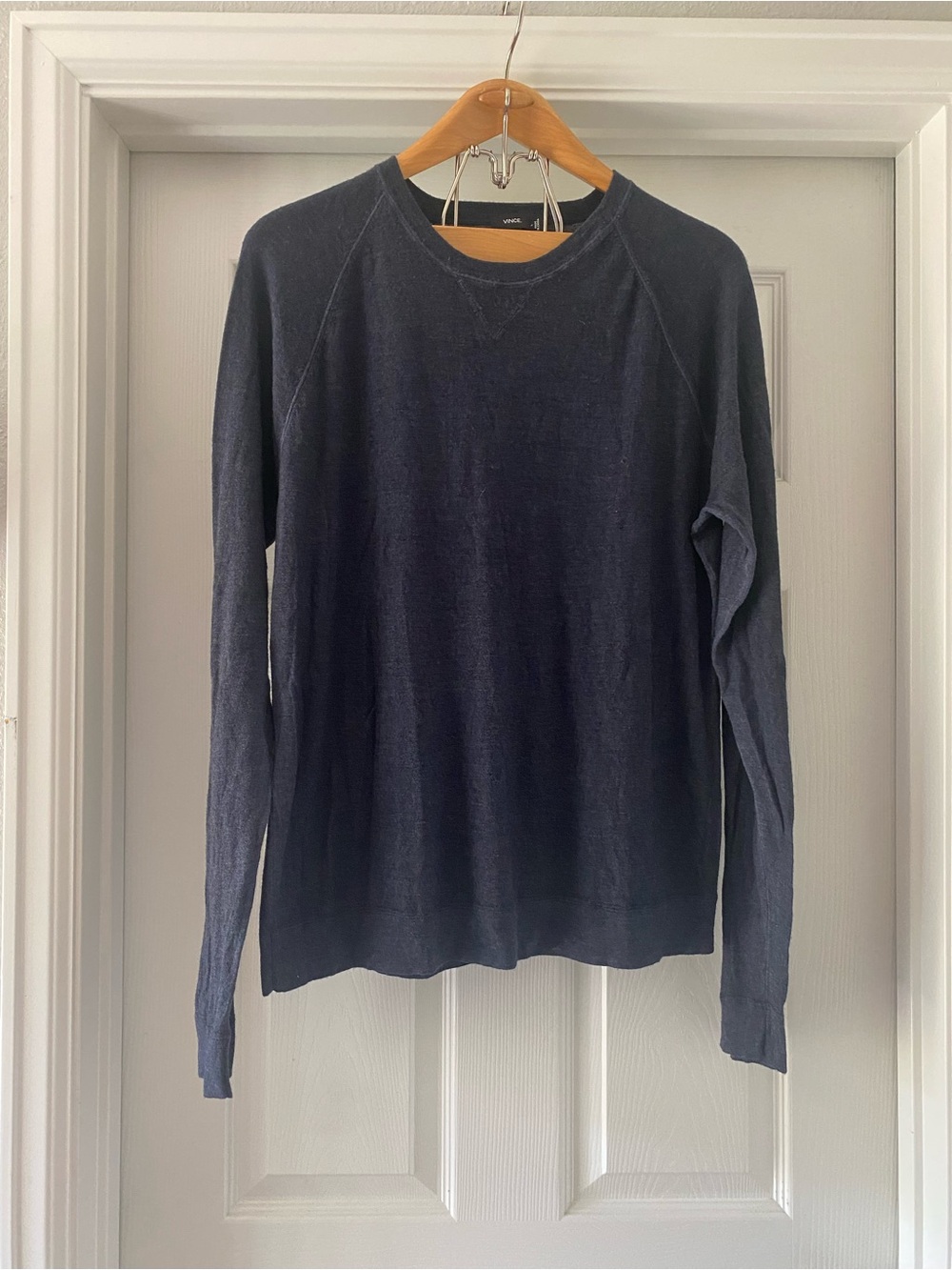 Vince Mens Wool Silk Sweater